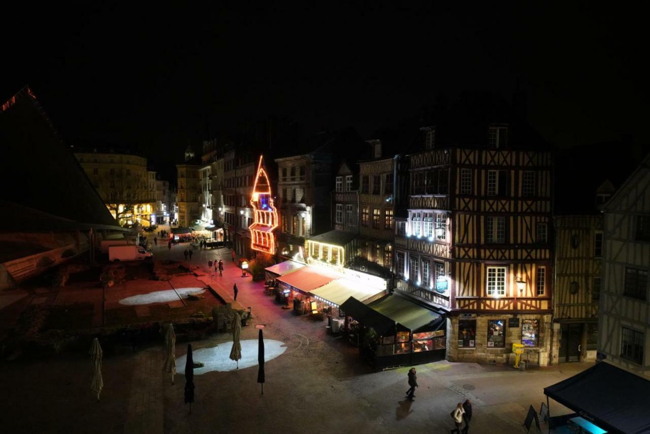Appartement Place Du Vieux Marche Rouen Bagian luar foto